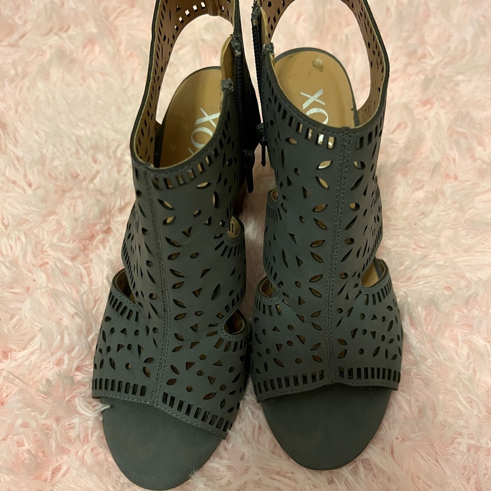 Xoxo heeled ankle boot